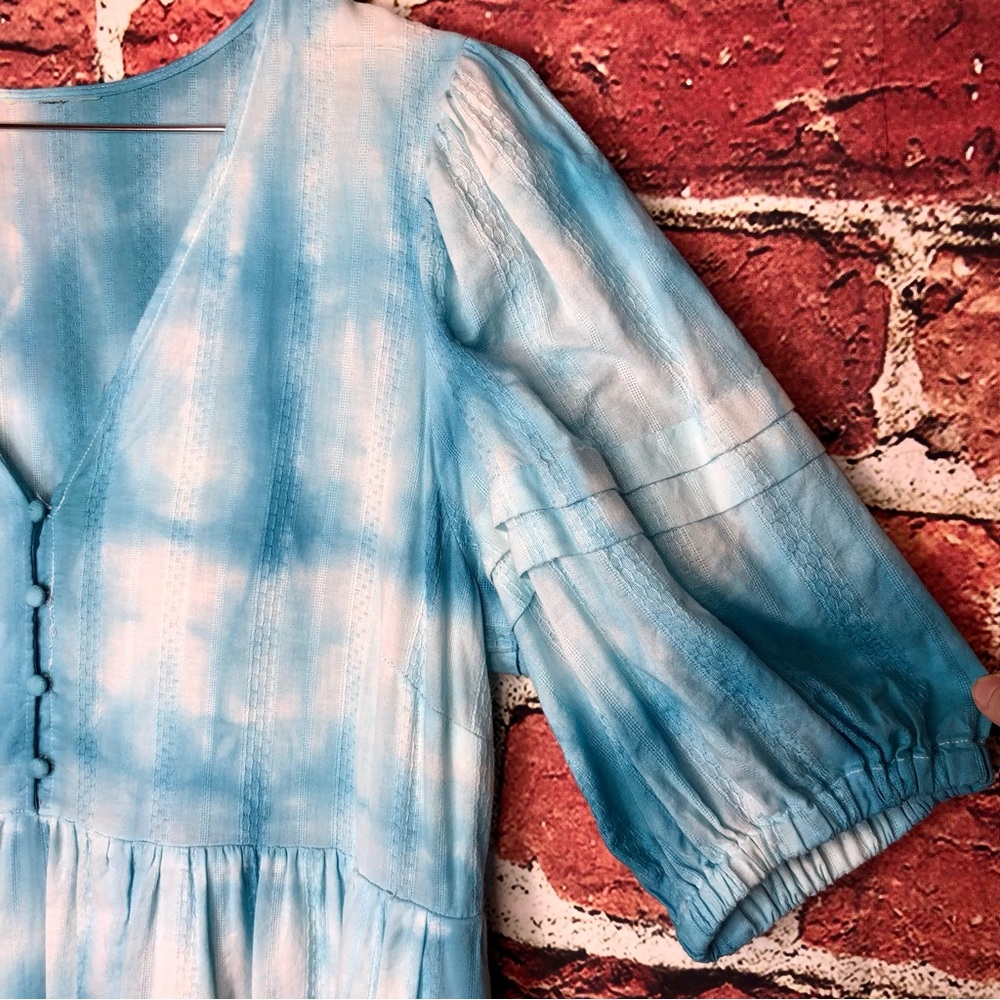 Shibori hand dyed maxi dress - Picture 5 of 9
